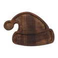thumbnail image 4 of Bandeja de madera para servir, bandeja de desayuno, decoración navideña, bandeja moderna para cenas y refrigerios. Gorro de Papá Noel, 4 of 9