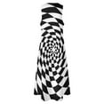 thumbnail image 5 of Optical Illusion Op Art Black and White Long Dress dress for woman Clothing Dress, 5 of 7