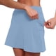 thumbnail image 2 of Falda pantalón de cintura media con bolsillos para mujer - Conjunto informal y deportivo de falda y pantalón corto, 2 of 6