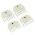 thumbnail image 2 of 4pcs Hair Clipper Guides Combs Professional Hair Trimmer Guard Combs for Universal ClippersWhite, 2 of 14