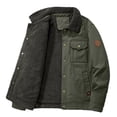thumbnail image 5 of Men's Winter Warm Padded And Thickened With Pockets Casual Style Lapel Coat Jacket, 5 of 7