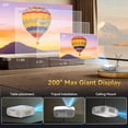 thumbnail image 4 of Projector with WiFi and Bluetooth, Pericat 4K Supported Native 1080P Projector, Portable Movie Outdoor Projector for Home Theater, 4 of 7
