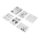 thumbnail image 4 of Sellos Transparentes, 6 Hojas Patrón De Decoración Navideña Sellos De Silicona Para Hacer Tarjetas Reutilizables Para Sobres Para álbum De Fotos Mgaxyff Clear Stamps, 4 of 8