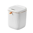 thumbnail image 3 of Botes de basura para baño con tapas, contenedor de basura de inducción inteligente, contenedor de basura eléctrico portátil para baño, sala de oficina 20L Macarena  bote de basura de cocina, 3 of 8