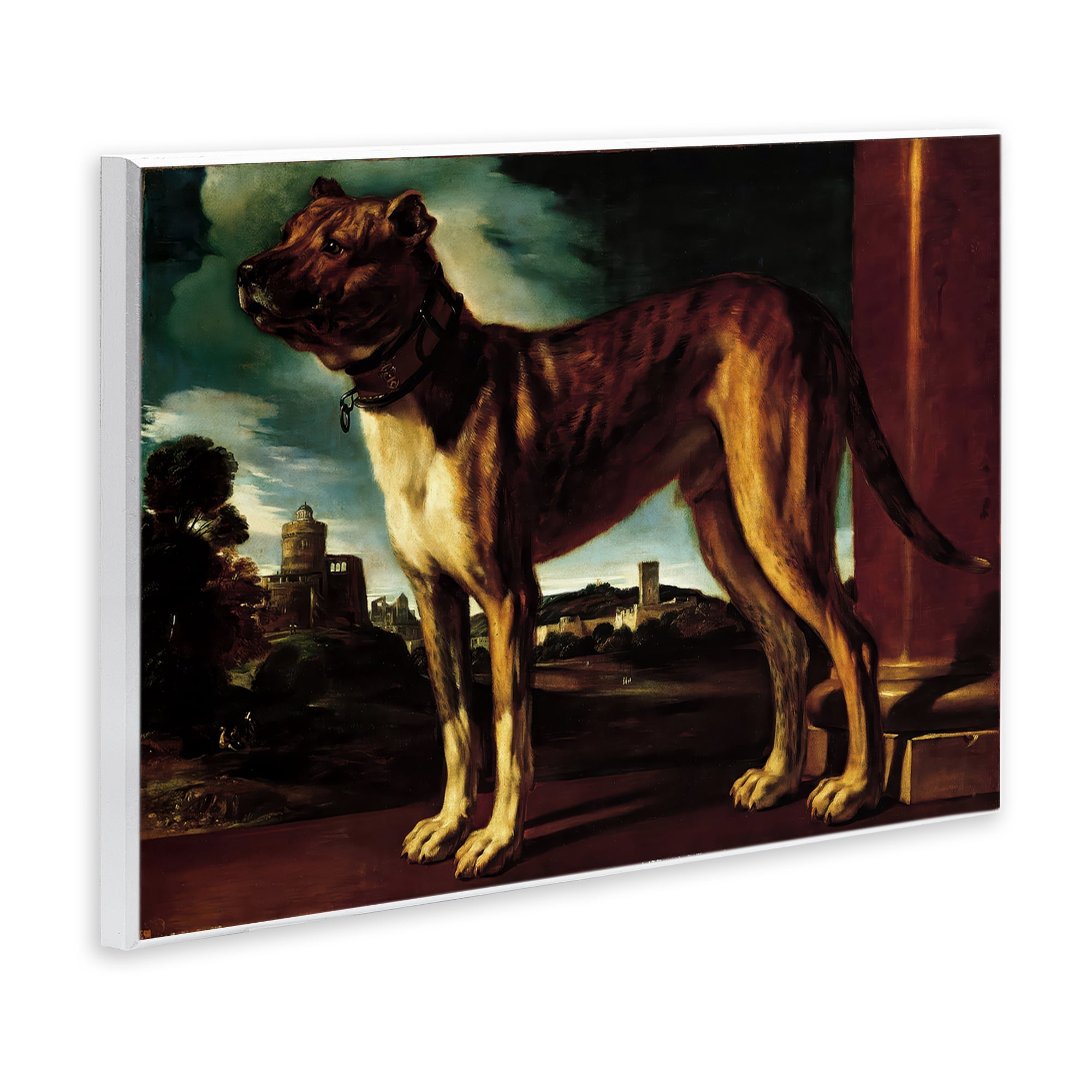 Stupell Industries Historical Aldrovani Dog Wall Plaque Art, design by Lil' Rue