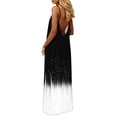 thumbnail image 5 of Aimik Summer Cami Maxi Dress for Women Stylish Print Loose Straight Beach Maxi Dress Full Length Oversized Fit Dress, 5 of 6