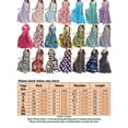 thumbnail image 2 of Glonme Ladies Long Dress Crew Neck Sundress Floral Printed Maxi Dresses Beach Bohemian Tunic Short Sleeve Picture color 2 3XL, 2 of 3
