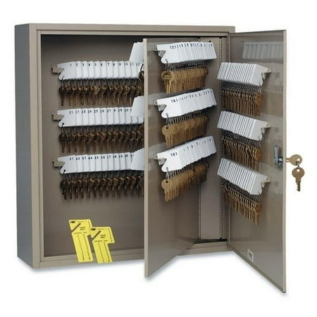MMF INDUSTRIES Key Cabinet, 240 Key Capacity, 16-1/2''x4-7/8''x20-1/8'', Sand