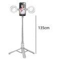 thumbnail image 2 of Extendable Selfie Stick With Tik Tok Rechargeable Wireless Remote ,tripod Stand And Double Lamp, 2 of 5
