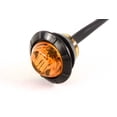 thumbnail image 3 of (2) 3/4 Inches Amber LED Amberance Side Marker Lights Truck Trailer Pickup Flush Mount, 3 of 6