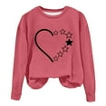 thumbnail image 1 of Birdeem Mode Femmes T-Shirt à Manches Longues Col Rond Imprimé Chandail en Molleton Blouse Hauts, 1 of 1