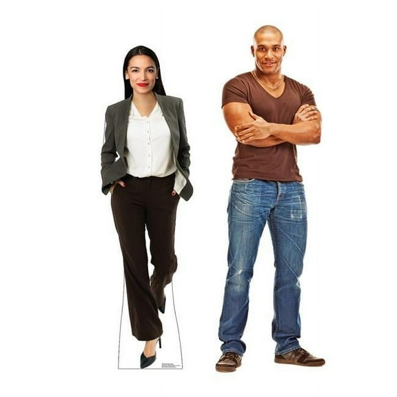68 x 19 in. Representative Alexandria Ocasio-Cortez Cardboard Cutout