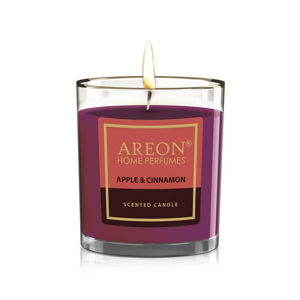 Perfume Ambientador Pack 3 Home Apple & Cinnamon 120gm Areon Aromatizante