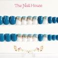 thumbnail image 3 of Ocean Waves Square Press-On Nails By The Nail House NH - 24 Pieces, 3 of 5