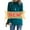Bm-07 Peacock Blue, variant on Anygrew Women Pullover Sweater Long Sleeve Casual Sweaters for Women Turtleneck Knit Jumper