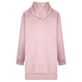 thumbnail image 7 of BLVB Oversized Sweatshirt for Women Long Sleeve Solid Color Hoodies Side Slit Loose Comfy Hooded Pullover with Pockets, 7 of 7
