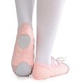 thumbnail image 5 of Zapatos de ballet para niñas, zapatillas de lona con suela dividida, zapatos planos de yoga, zapatos de gimnasia para niños/mujeres/adultos/niños/niños pequeños, 5 of 5