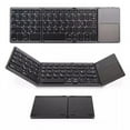 thumbnail image 5 of Bi-fold/Three Fold Wireless Foldable Keyboard Computer Office Silent Ultra-thin Portable Keyboard Three Systems Universal, 5 of 7