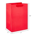 thumbnail image 2 of Large Red Gift Bags, 7" x 10", 3 Count, by Way To Celebrate, 2 of 7
