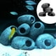thumbnail image 4 of Cueva decorativa para acuario, cerámica natural, cueva para bettas, piedra de roca para esconderse, peces 4 piezas, 4 of 8