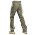 thumbnail image 2 of Mens Cargo Pants Ripstop 14 Pockets Waterproof Gusseted Work Cargo Hiking Pants, 2 of 6