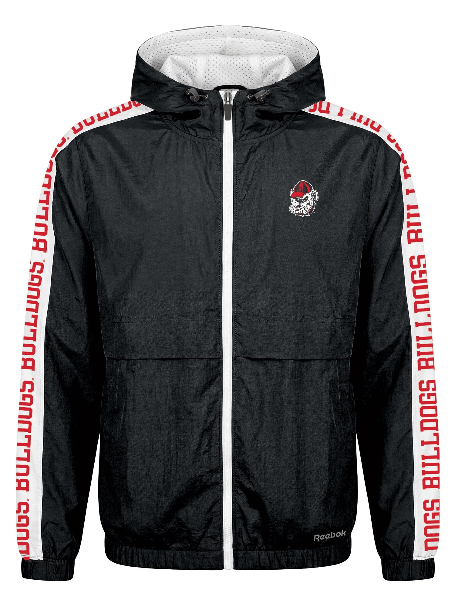 Georgia Bulldogs Reebok Womens Colorblocked Full Zip Jacket