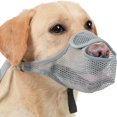 thumbnail image 1 of SUTENGDA Dog Muzzle for Large Medium Small Dogs  Mesh Muzzle for Dog to Prevent Biting Chewing Licking Eating  Soft Dog Muzzle with Front Opening Design for Drinking Panting (Black  L), 1 of 8