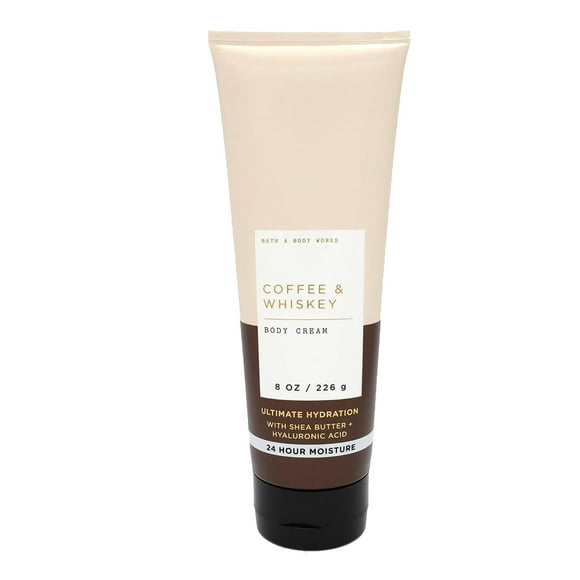 Crème pour le Corps à l'Acide Hyaluronique pour Hommes 8 Onces (Café & Whisky)