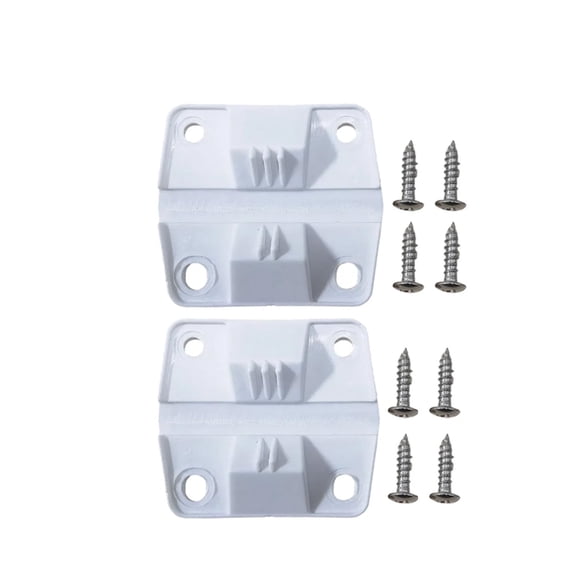 FACEGA 2 Pcs Hinges,Durable Plastic with Screws,Soft Close Cabinet Hinges for Cooler Box