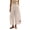 Beige, variant on Women's Plus Size Wide-Leg Pants Summer Retro Pony Print Elastic Waist Side Pockets Loose Casual Long Trousers M–5XL
