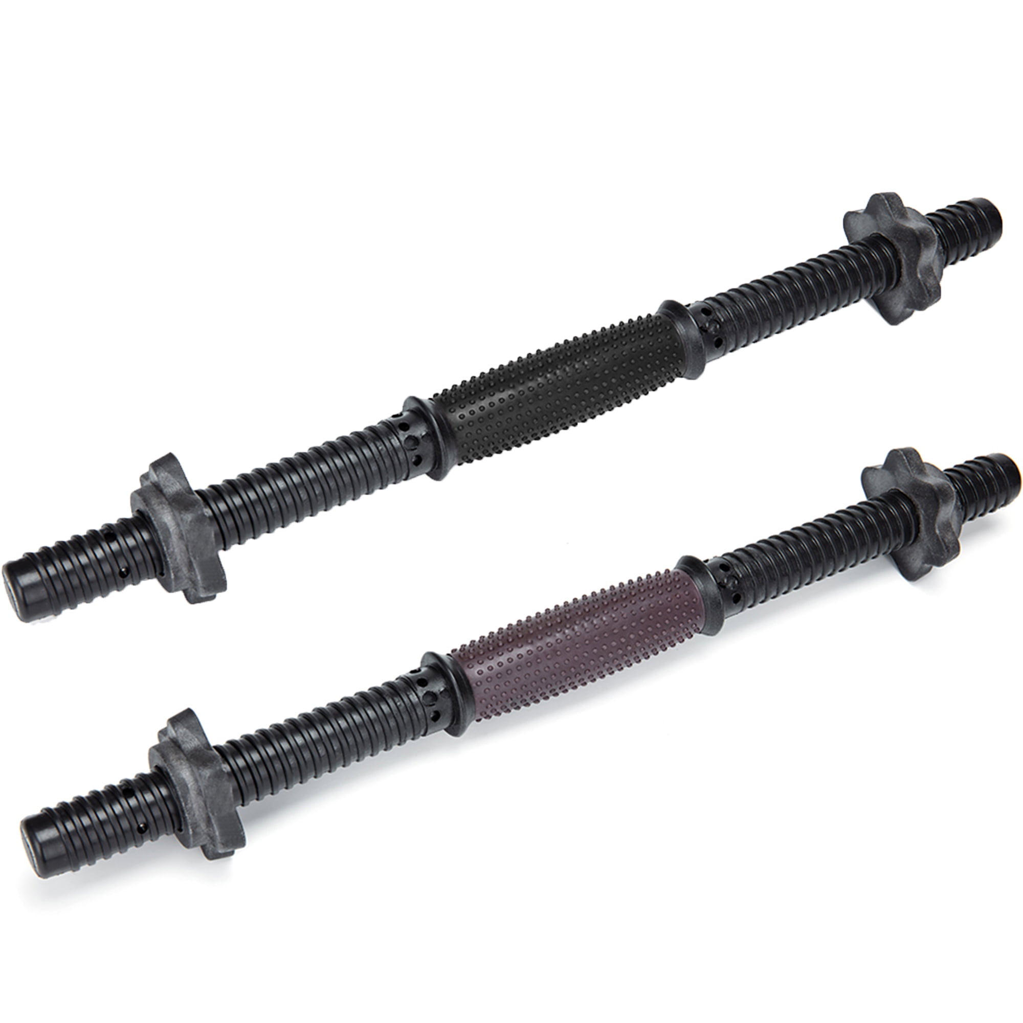 1 Pairs Dumbbell Bars Adjustable Chrome Threaded Dumbbell Handles with