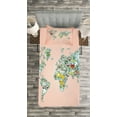 thumbnail image 3 of Ambesonne Christmas Quilted Bedspread Set 2 Pcs, Reindeers Santa Snow, Twin Size, Multicolor, 3 of 3