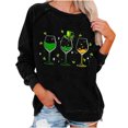 thumbnail image 2 of St Patricks Day Sweatshirt Women, Long Sleeve Sweatshirts Women, Crew Neck Pullover Sweatshirt Fashion Womens St Patricks Day Printing Sweatshirts Round Neck Long Sleeved Sweatshirt Tops, 2 of 4