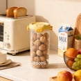 thumbnail image 2 of TIELUTT Airtight Food Storage Containers for Kitchen Pantry Take Out Containers Cupboard Organizers and Storage Airtight Food Storage Containers with Leveler Homemade Bread Storage Reusable Food Conta, 2 of 5