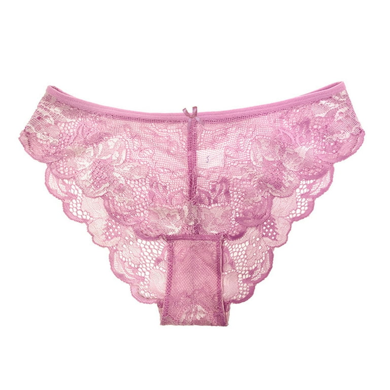 HUPOM Control Top Pantyhose For Women Panties For Girls High Waist Leisure  Tie Seamless Waistband Pink M 