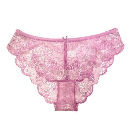 

QIIBURR Lingerie for Women for Sex Women Sexy Lace Underwear Lingerie Thongs Panties Ladies Hollow Out Underwear Underpants