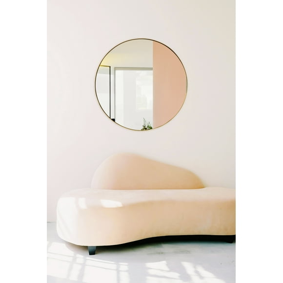 Mirrorize Canada 20x20 Gold Round Mirror