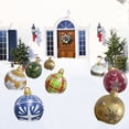 thumbnail image 3 of Chmadoxn Christmas Ball Ornaments Outdoor PVC Inflatable Decorated Ball Giant Xmas Inflatable Ball Christmas Tree Decorations Yard Atmosphere Inflatable Toys for Home Warm Festive Gift, 3 of 6