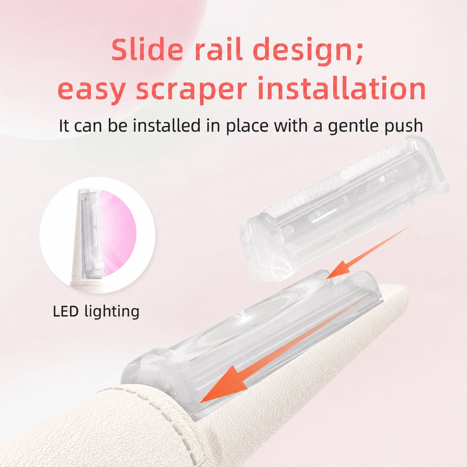 Sonic Dermaplaning Tool for Women, Rechargeable Face Dermaplane Razor with 14,000 Vibrations, 3 Speeds with LED Light, 12 Blades for Peach Fuzz Removal & Facial Exfoliation(White)