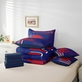 thumbnail image 6 of Manfei Buffalo Bedding Comforter Set 7pcs,Football City Queen Bedding Sets,Red Helmet Queen Sheet Sets For Teens,Super Cozy Room Decor,Reversible, 6 of 8