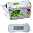 thumbnail image 3 of 10 Packs SHUYA Natural Cotton Anion Panty Liners for Women Without Wings,Sanitary Napkin Negative ion Pads, Chlorine Free, Herbal Scented, 3 of 6