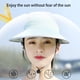 thumbnail image 4 of Sombrero para el sol plegable de ala ancha con cremallera, gorra para el cuello con bloqueo UV, sombrero para el sol de playa para verano al aire libre, 4 of 5