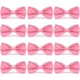 thumbnail image 1 of GFDYREE 12 Pcs Petit Nœud Papillon Formel Ajustable Pré-Noué pour Hommes par avant Men, 1 of 7