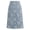 Blue, variant on Joernso Bodycon Skirt Hollow Out Lace Elegant A-line High Waist Knee Length Skirt for Office