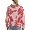 thumbnail image 7 of Goofa Red Meat for Women's Hooded Sweatshirt with Eye-catching Drawstrings- Lightweight Pullover Hoodie with Kangaroo Pocket, Perfect for Everyday Wear-XX-Large, 7 of 7