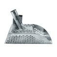 thumbnail image 3 of Dune Scoops Poseidon 10" x 5" Stainless Steel Metal Detector Sand Scoop Hexagon Holes with Stainless Steel Handle and Finds Bag, 3 of 4