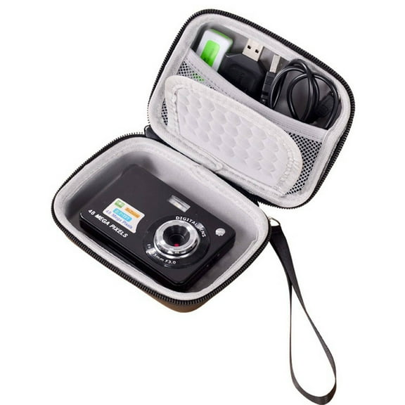 GJX Camera Bag Waterproof and Lightweight Camera Backpack Compact and Portable Camera Case Black