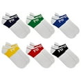 thumbnail image 2 of Polo Ralph Lauren Men's 6-Pack Colorblock Cuff Low Cut Ankle Sock, Assorted, 10-13, 2 of 2