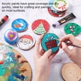 thumbnail image 5 of 82 Pack Acrylic Paint Set, Shuttle Art 66 Colors Acrylic Paint with 10 Brushes, 22ml/0.74oz Tubes, Vibrant Colors,Painting Supplies for Kids, Adults Painting & Crafting on Canvas, Wood Ceramic, 5 of 10