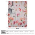 thumbnail image 4 of Nawypu Winter Fall Throw Blanket for Couch Pink Swan Rabbit Pattern Cozy Flannel Blanket Throw, Soft Throw Blanket for Bed or Bed Throws for Sofa, Lightweight Throws for Gifts, 4 of 6